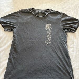 Billabong Gray Palm Graphic Tee